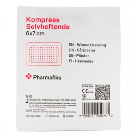 Pharmafiks Plasterkompress 7x5 cm
