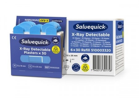 Salvequick blå detekt X-ray plaster